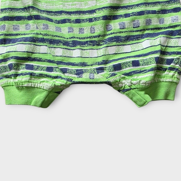 Keedo Baby Romper 3-6 Months Green Striped 100% Cotton Made in South Africa - Picture 6 of 8